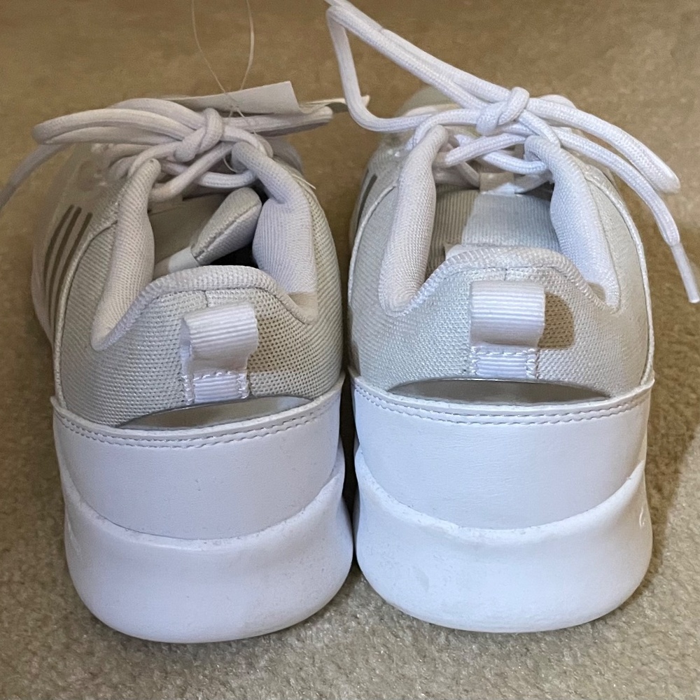NWT Adidas White QT Racer 2.0 Cloudfoam Super-Size 7.5 - Picture 4 of 7